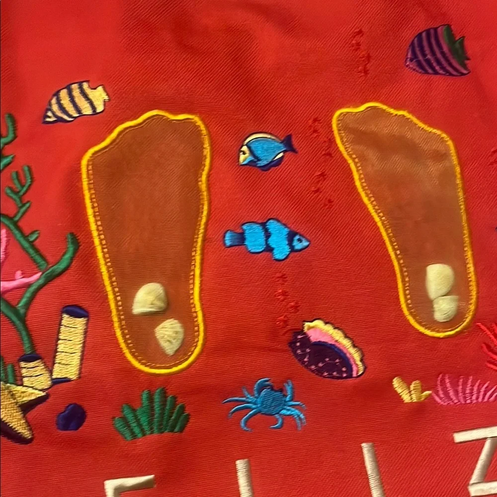 Belize Red Tote Bag - Picture 3 of 7